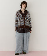 ノルディックフェザー2wayニットカーディガン