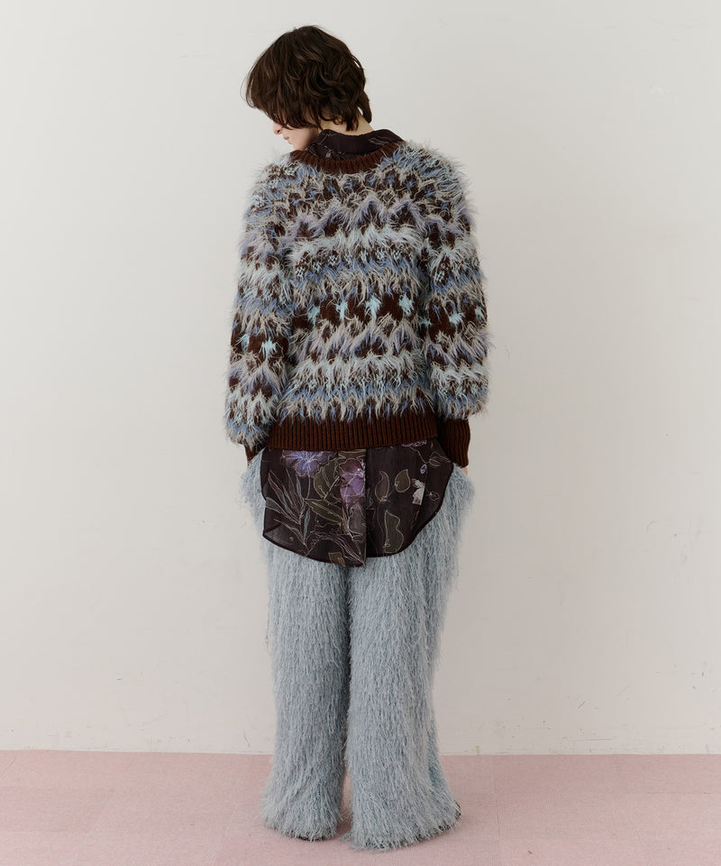 ノルディックフェザー2wayニットカーディガン