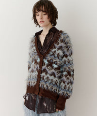 ノルディックフェザー2wayニットカーディガン