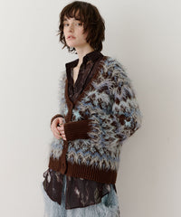 ノルディックフェザー2wayニットカーディガン