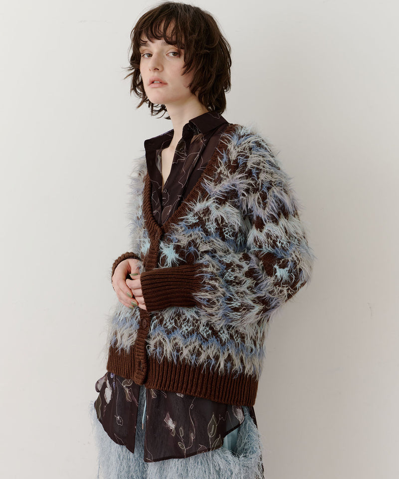 ノルディックフェザー2wayニットカーディガン