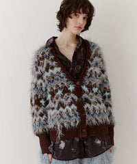 ノルディックフェザー2wayニットカーディガン