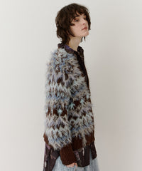 ノルディックフェザー2wayニットカーディガン