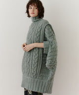 【予約】ケイブルBIGニットワンピース