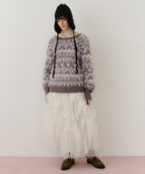 ノルディックフェザー2wayニットカーディガン