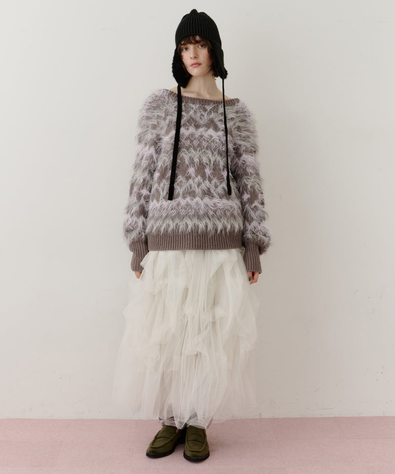 ノルディックフェザー2wayニットカーディガン