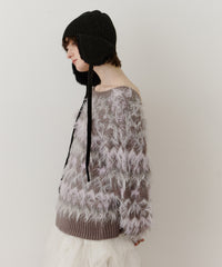 ノルディックフェザー2wayニットカーディガン