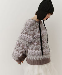 ノルディックフェザー2wayニットカーディガン