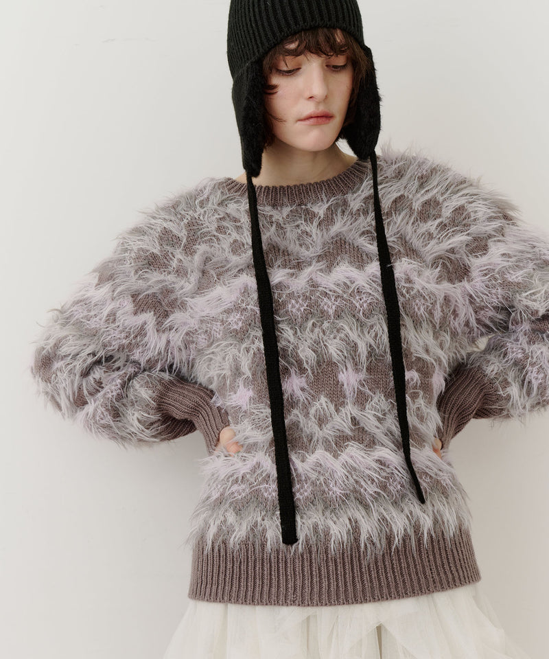 ノルディックフェザー2wayニットカーディガン