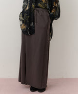 【再入荷】深スリットスウェットIラインスカート