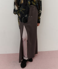 【再入荷】深スリットスウェットIラインスカート
