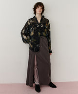 【再入荷】深スリットスウェットIラインスカート