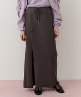【再入荷】深スリットスウェットIラインスカート