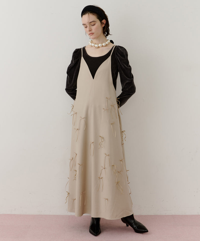 【予約】many ribbon onepice