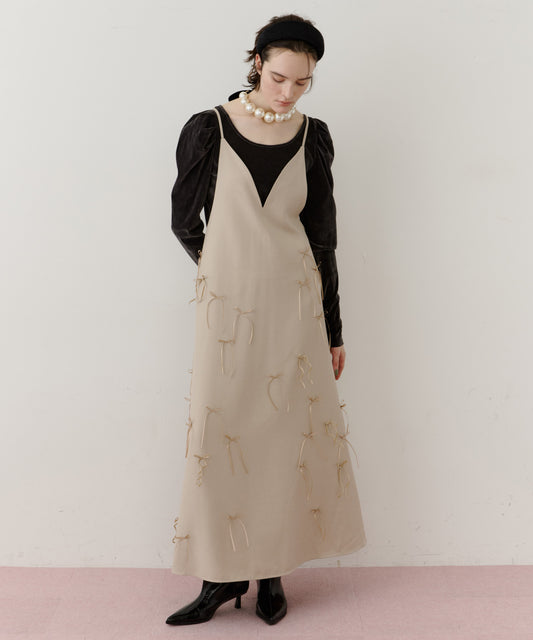 【予約】many ribbon onepice