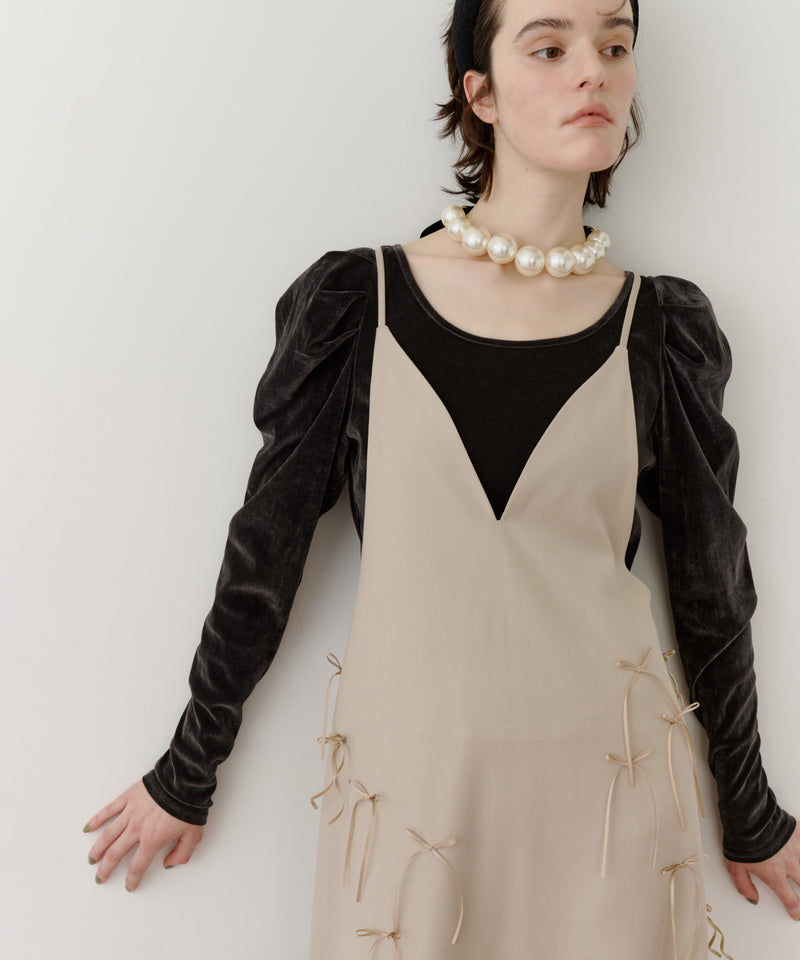 【予約】many ribbon onepice