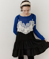 【予約開始待ち】モチーフレースAラインキャミチュニック