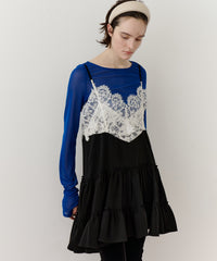 【予約開始待ち】モチーフレースAラインキャミチュニック