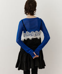 【予約開始待ち】モチーフレースAラインキャミチュニック