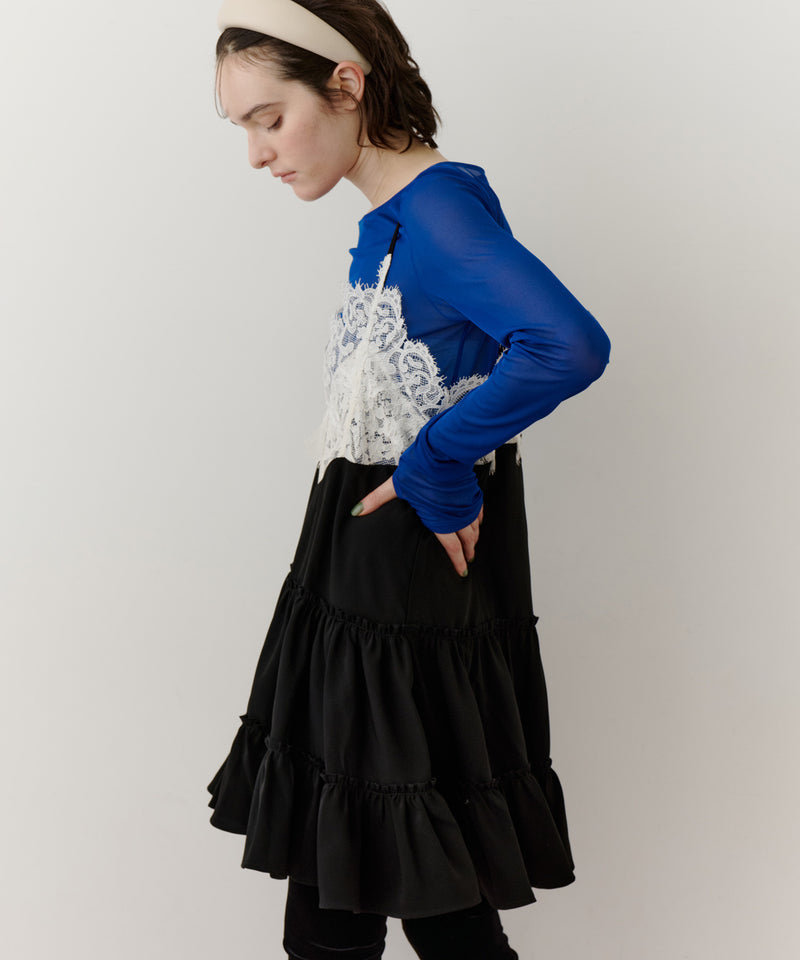 【予約開始待ち】モチーフレースAラインキャミチュニック