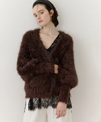 【一部カラー予約】フェザーヤーンリラックス2wayカーディガン