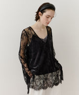 【予約開始待ち】2WAY総レースVネックオーバーTOPS