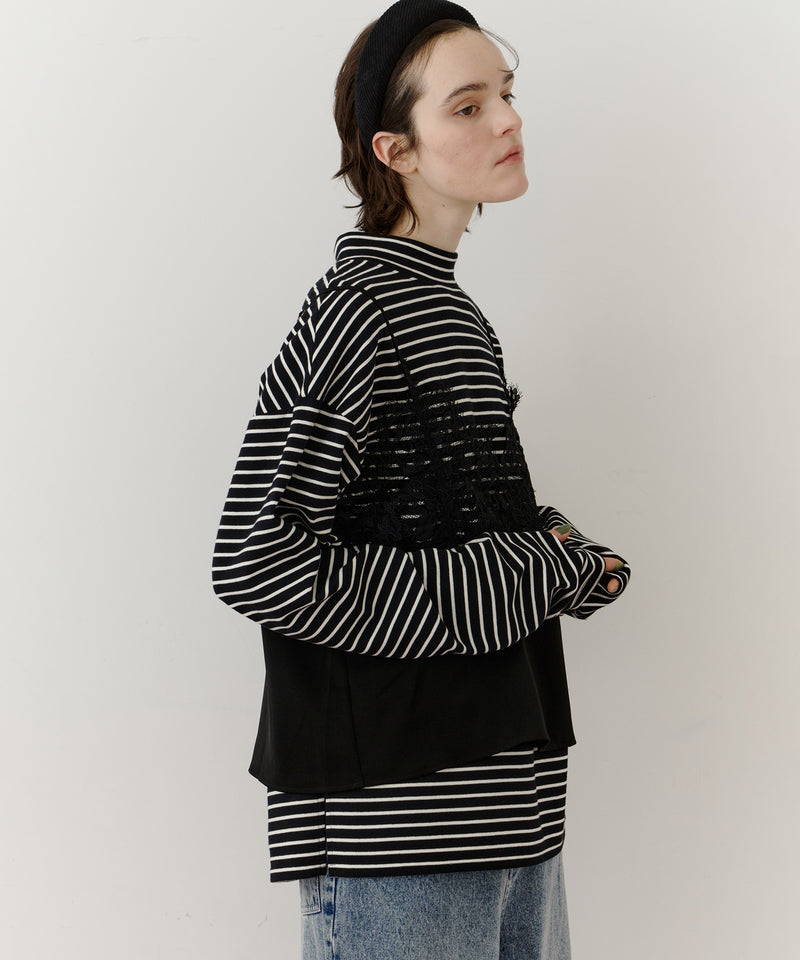 【予約開始待ち】モチーフレース×サテンキャミ