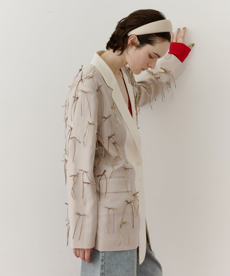 many ribbon jacket