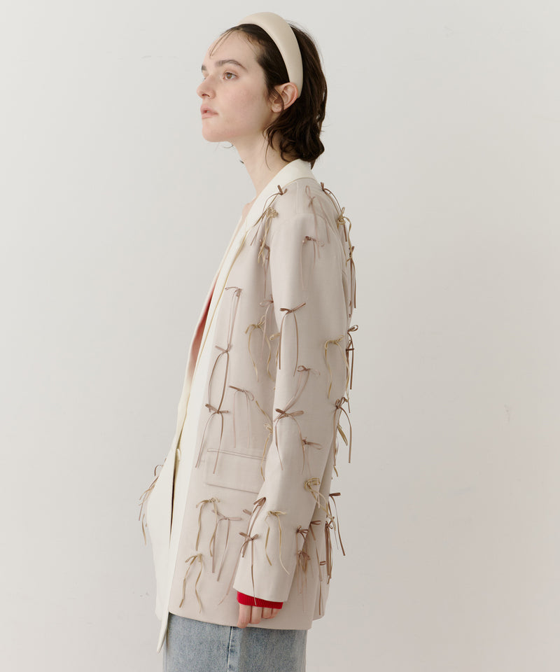 many ribbon jacket