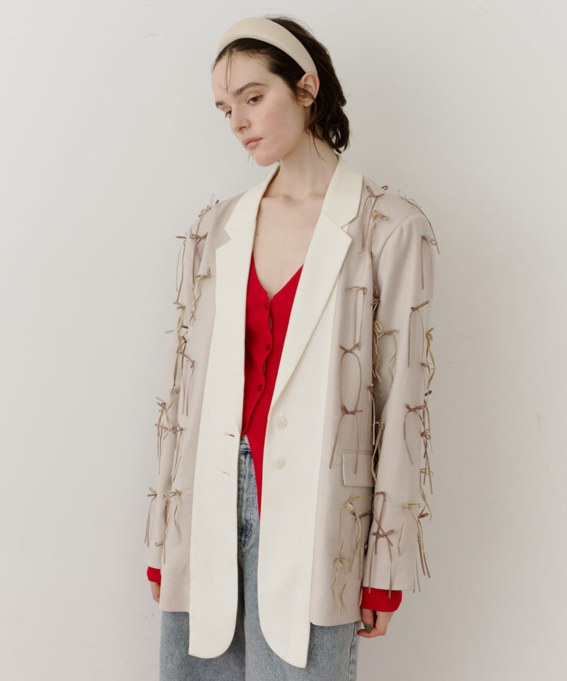 many ribbon jacket