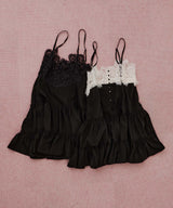 【予約開始待ち】モチーフレースAラインキャミチュニック