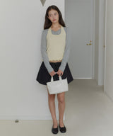 【GIUNON】hem mellow holter neck tops / ヘムメロウホルターネック