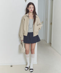 【GIUNON】hem mellow holter neck tops / ヘムメロウホルターネック