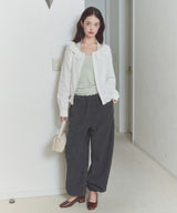 【GIUNON】hem mellow holter neck tops / ヘムメロウホルターネック