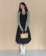 【GIUNON】hem mellow holter neck tops / ヘムメロウホルターネック