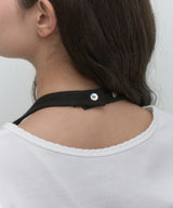 【GIUNON】hem mellow holter neck tops / ヘムメロウホルターネック