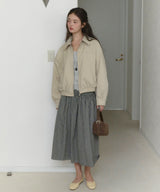 【GIUNON】hem mellow holter neck tops / ヘムメロウホルターネック