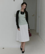 【GIUNON】hem mellow holter neck tops / ヘムメロウホルターネック