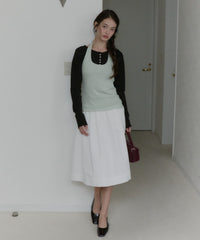 【GIUNON】hem mellow holter neck tops / ヘムメロウホルターネック