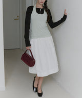 【GIUNON】hem mellow holter neck tops / ヘムメロウホルターネック
