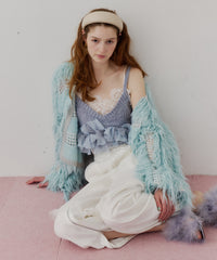 【予約10%OFF】【J1U by LA BELLE ETUDE】メニーリボンニットビスチェⅡ