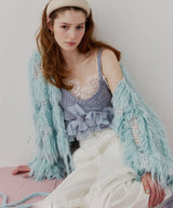 【J1U by LA BELLE ETUDE】2WAYループフェザー×かぎあみニット