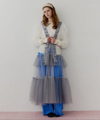 【予約】【J1U by LA BELLE ETUDE】シースルーボリュームチュールデザインジレ