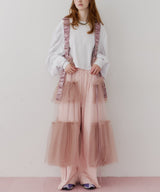 【予約】【J1U by LA BELLE ETUDE】シースルーボリュームチュールデザインジレ