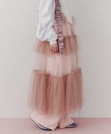 【予約】【J1U by LA BELLE ETUDE】シースルーボリュームチュールデザインジレ