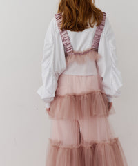 【予約】【J1U by LA BELLE ETUDE】シースルーボリュームチュールデザインジレ