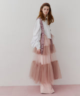 【予約】【J1U by LA BELLE ETUDE】シースルーボリュームチュールデザインジレ