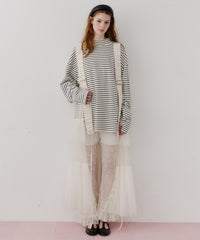 【予約】【J1U by LA BELLE ETUDE】シースルーボリュームチュールデザインジレ