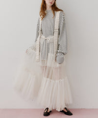 【予約】【J1U by LA BELLE ETUDE】シースルーボリュームチュールデザインジレ