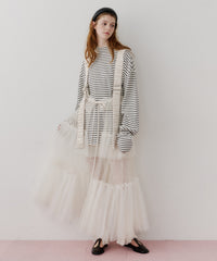 【予約】【J1U by LA BELLE ETUDE】シースルーボリュームチュールデザインジレ